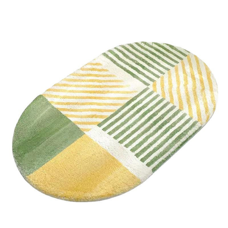 Toilet floor mat

