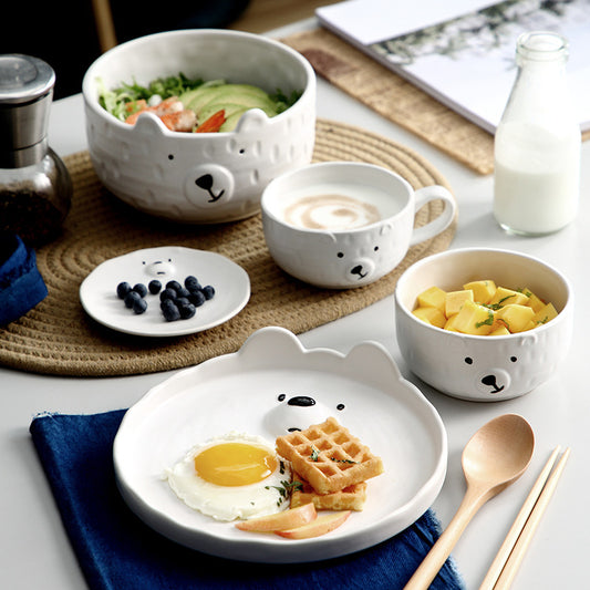 kids dish and plate

