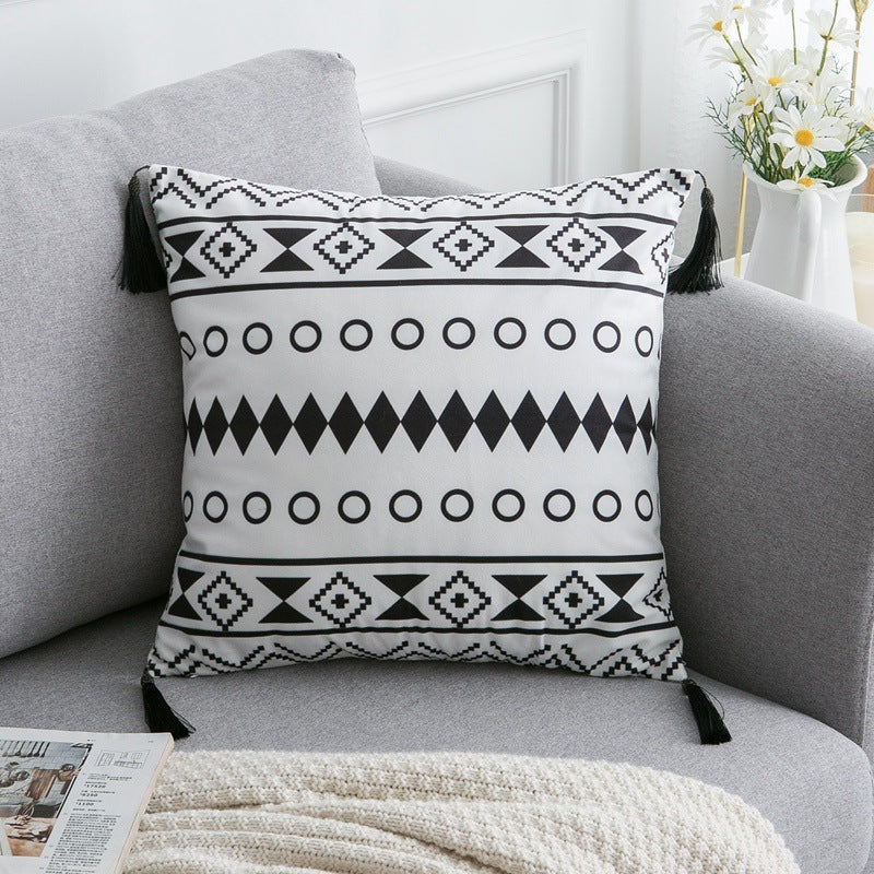Bohemian-Inspired Decorative Throw Pillow – Ethnic Pattern Cushion for Sofa & Bed - AVENWU