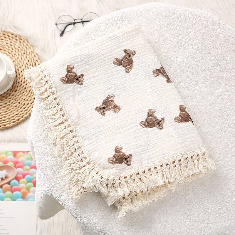 Tassel stroller blanket

Baby stroller wrap blanket

