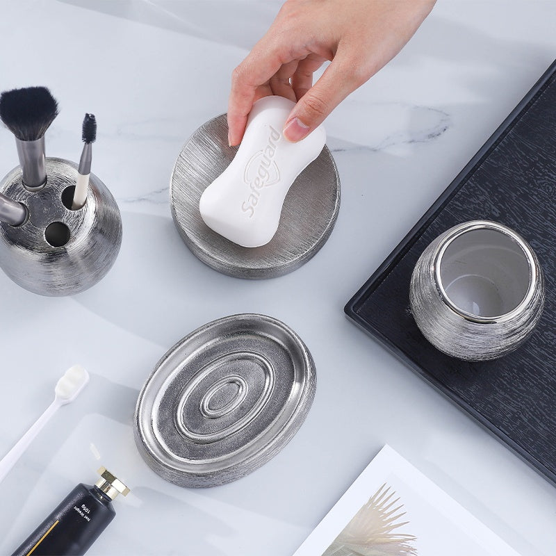 Five-piece bathroom collection

