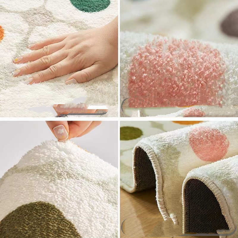 Absorbent household rug

