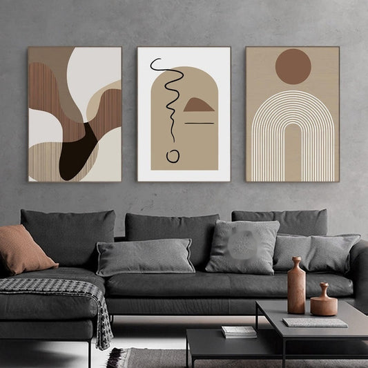 sofa background wall art

