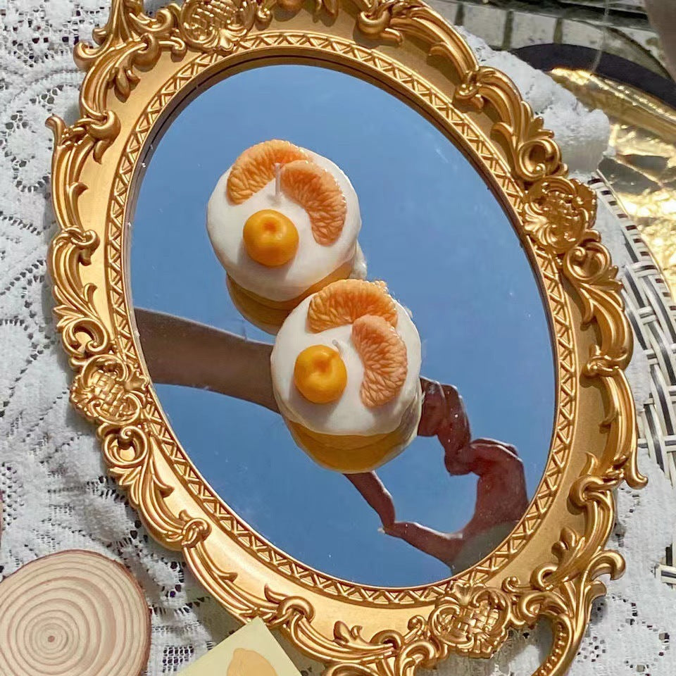Cute cream candle


