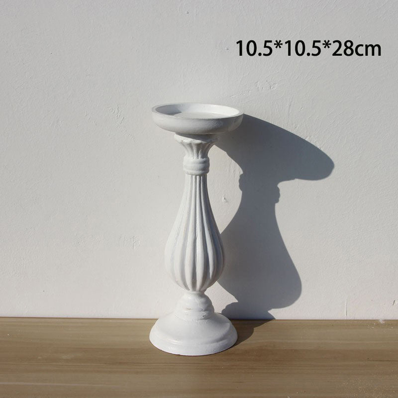 wooden candle holder décor

