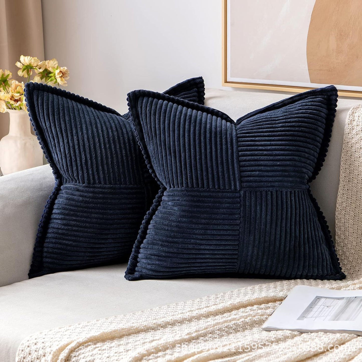 Decorative throw pillow covers