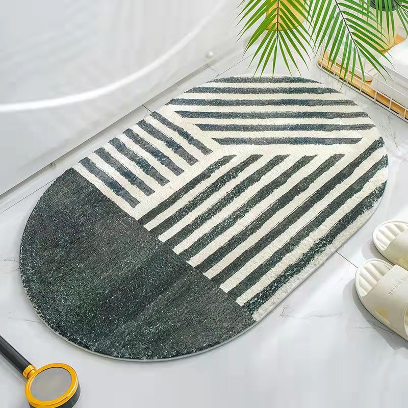Toilet floor mat

