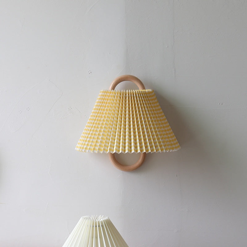 wood wall lamp