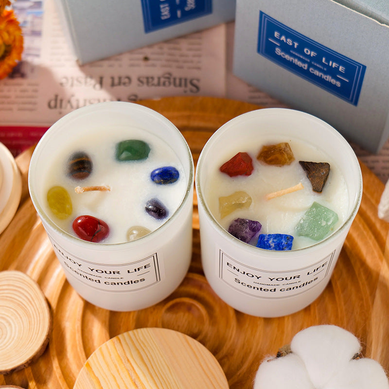 Smokeless gift candle

