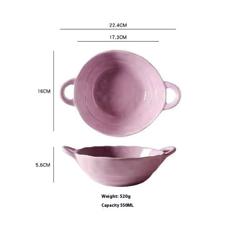 Minimalist Cream Ceramic Tableware Set