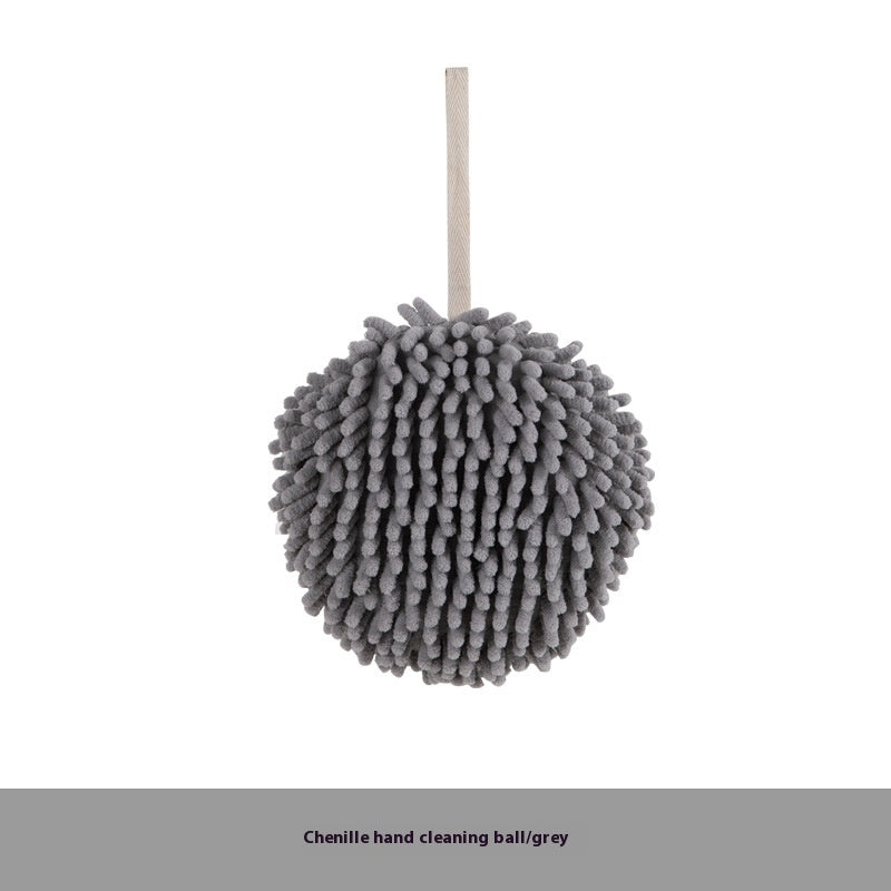 Absorbent Hand-Wiping Ball – Quick-Dry Hanging Cloth for Kitchen & Bathroom Use - AVENWU