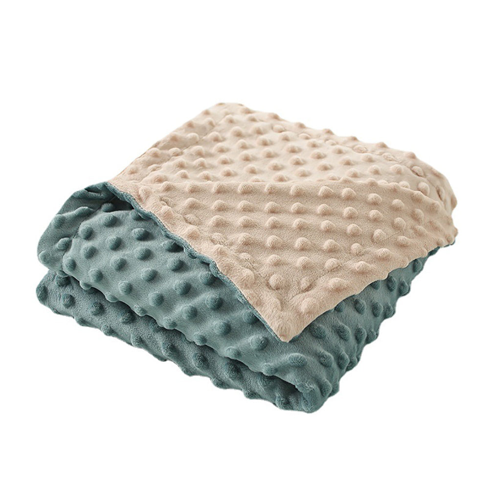 Dotted backing baby blanket

Receiving blanket for toddler

