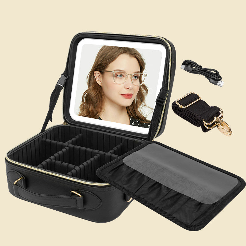 LED makeup organizer