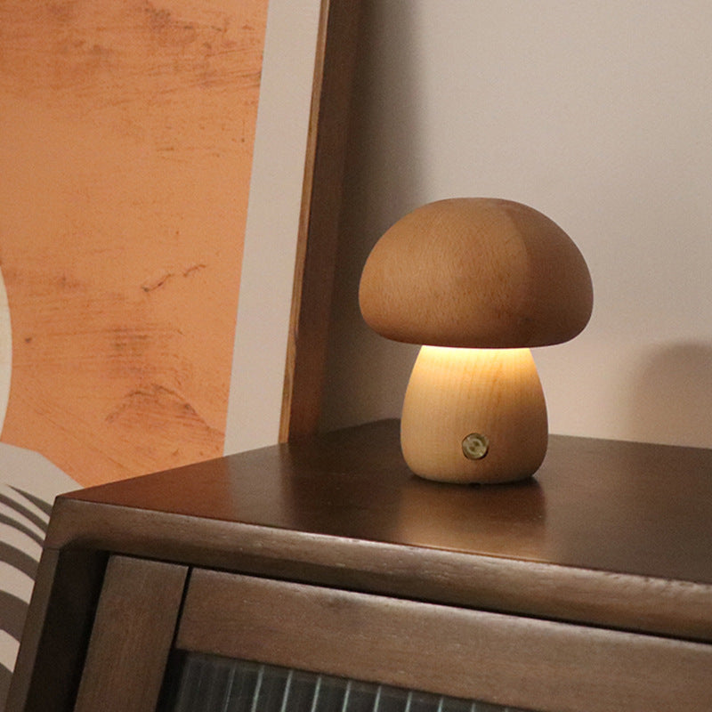 Mushroom LED Night Light – Touch Bedside Lamp - AVENWU