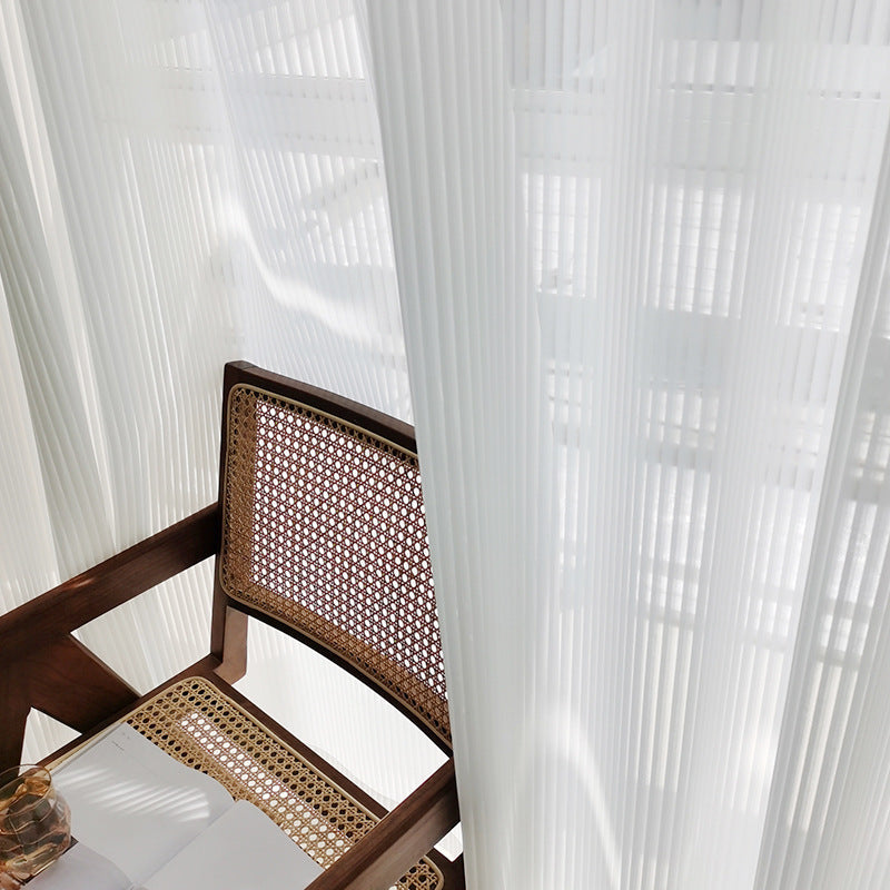 Minimalist Vertical Blinds in White – Ideal for Living Room, Office & Bedroom - AVENWU