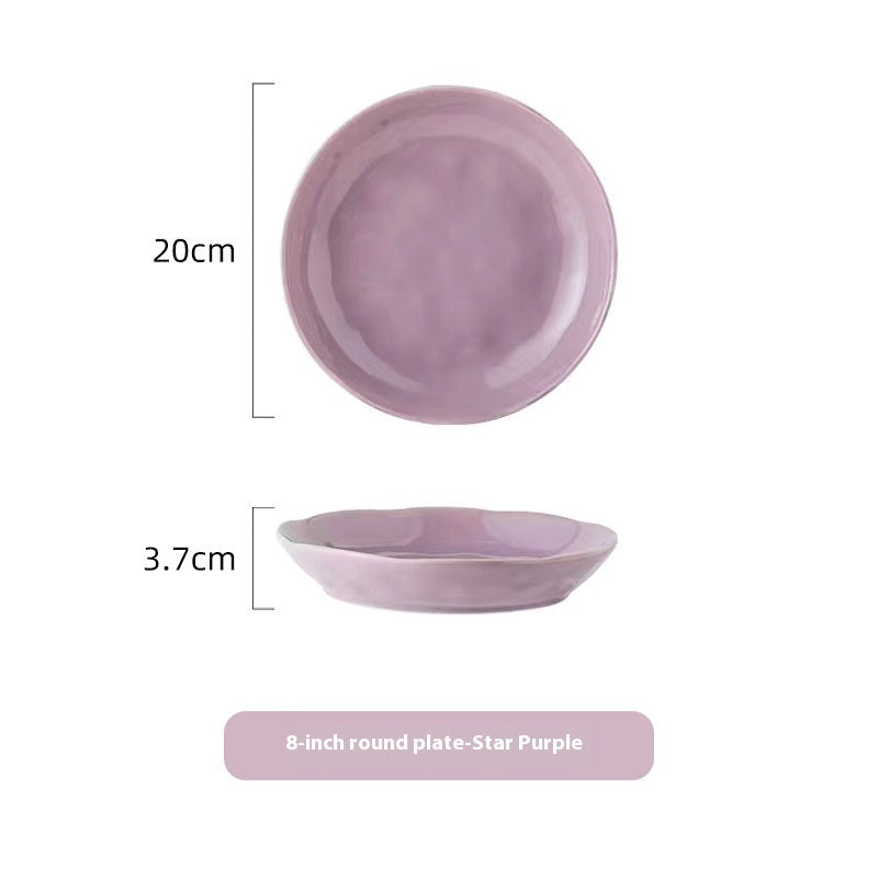 Minimalist Cream Ceramic Tableware Set