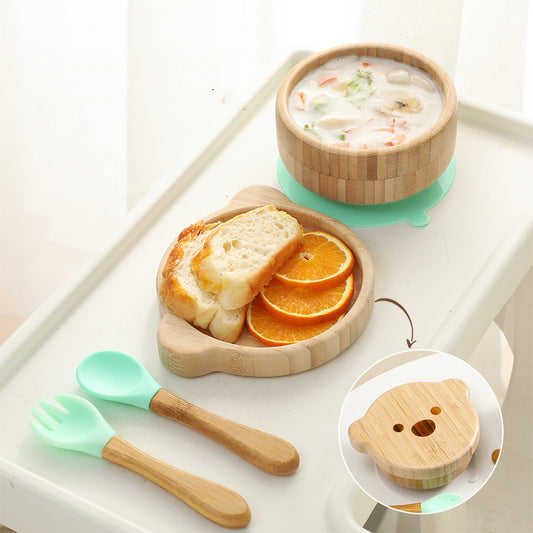 Wooden baby food bowl

Supplementary food bowl for babies