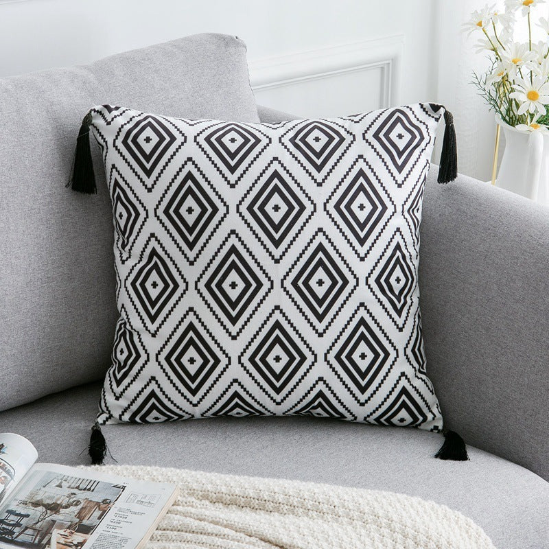 Bohemian-Inspired Decorative Throw Pillow – Ethnic Pattern Cushion for Sofa & Bed - AVENWU