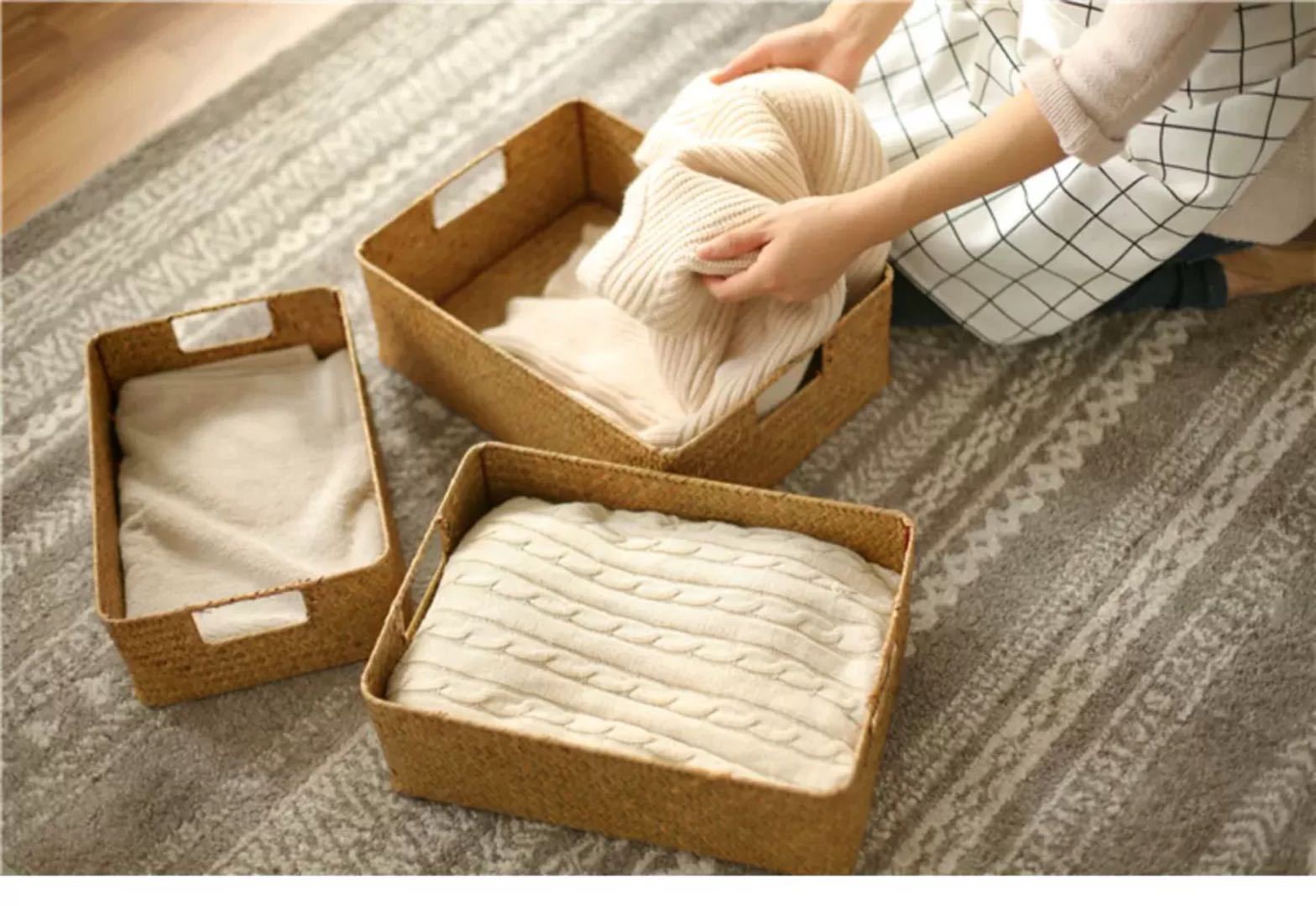 Bamboo Finishing & Organizer Baskets - AVENWU