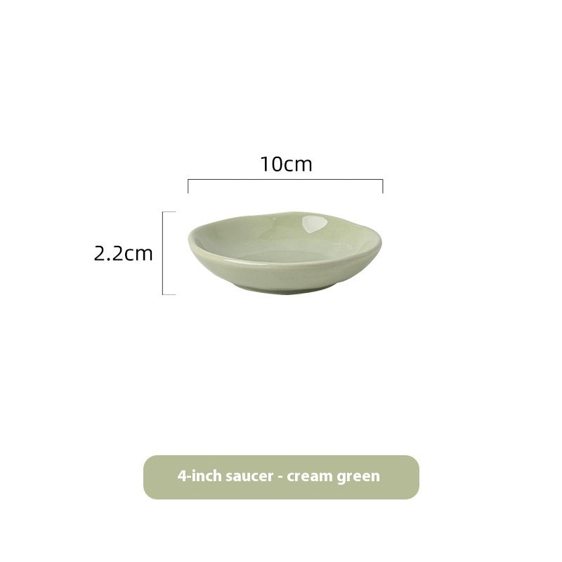 Minimalist Cream Ceramic Tableware Set