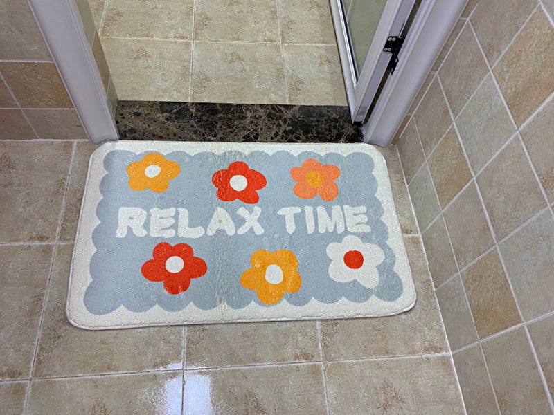 Bathroom absorbent mat

